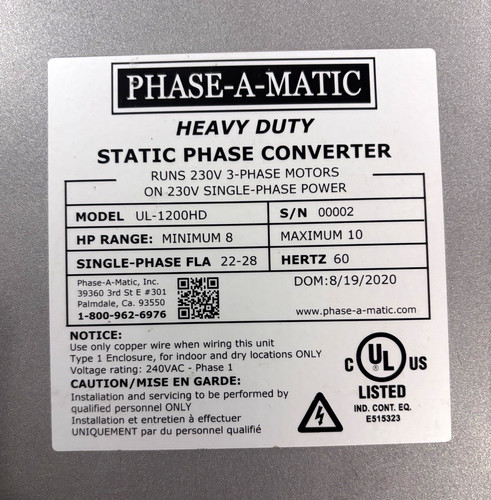 Phase matic heavy duty - heavy,