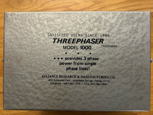 Threephaser phase converter - threephaser,